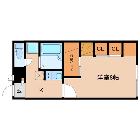 畠田駅 徒歩10分 2階の物件間取画像